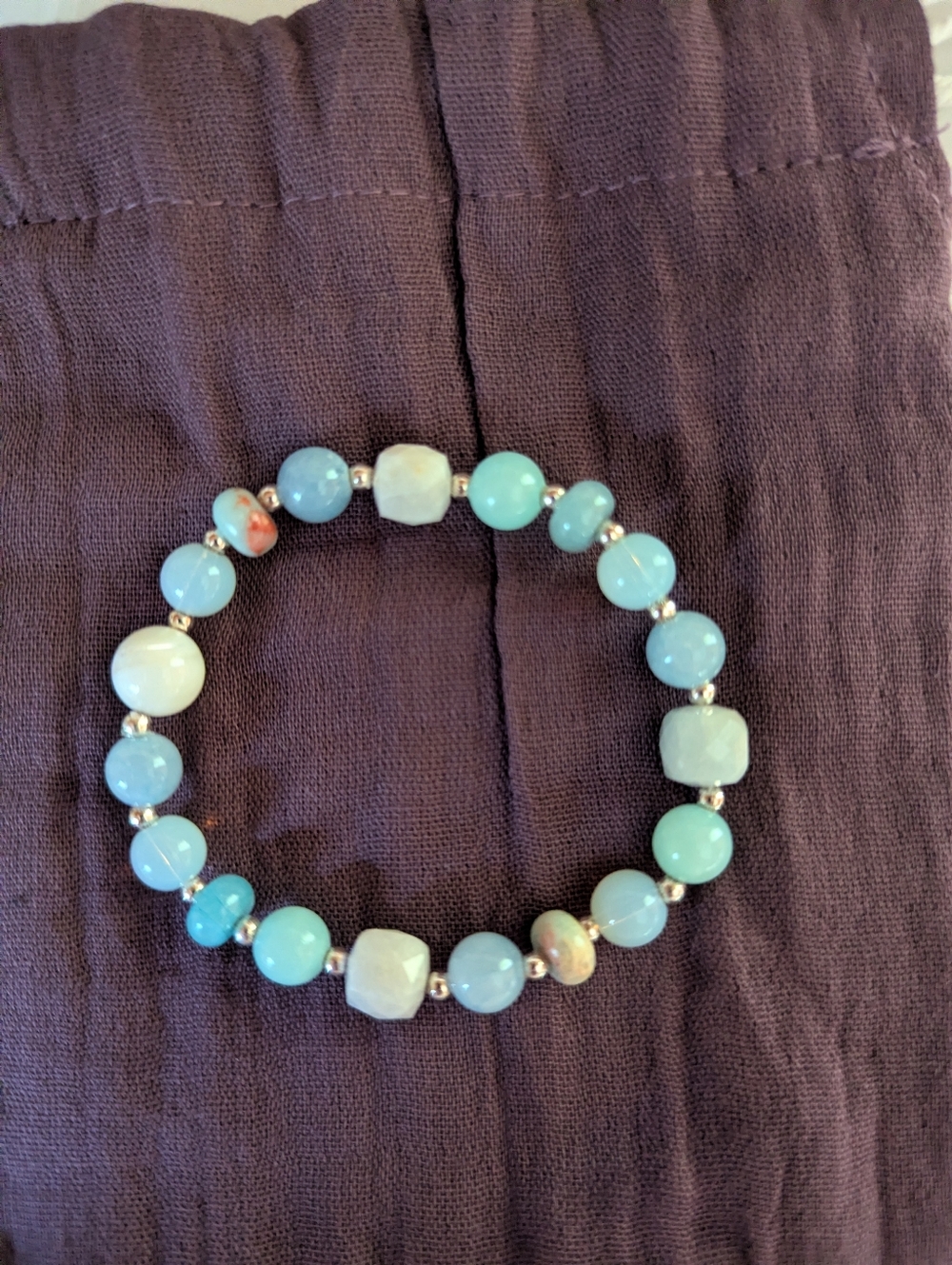 NWOT Lotus And Luna Inhale Statement Healing Bracelet - Picture 3 of 3